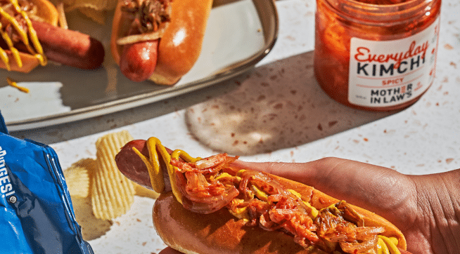 Mother-in-law's Kimchi hotdog