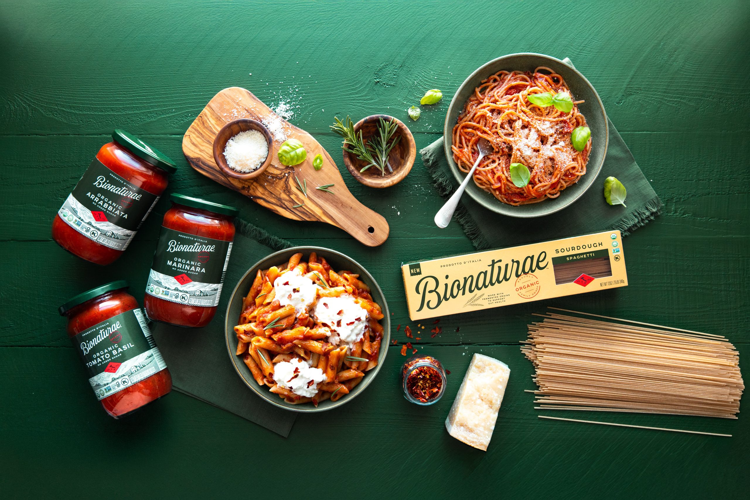 Bionaturae pasta and sauces